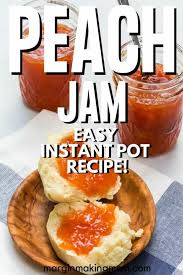 easy no l instant pot peach jam