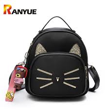 We carry a large selection and the top brands like pet gear, ibiyaya, and more. Qoo10 Ranyue Pu Leather Backpack Women Cute Cat Ears Backpack School Bags Fo Men S Bags Sho