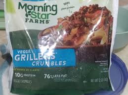 veggie grillers crumbles nutrition