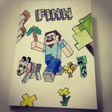 Wait until you see how fun these printables are! Fourlittletesters Finn S 7th Birthday Card By Daddy Minecraft