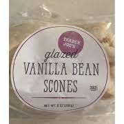 scones glazed vanilla bean calories