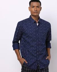 Printed Shirt With Patch Pocket