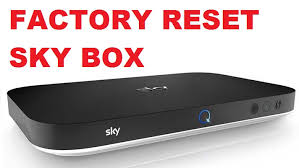 how to reset sky q box quick user guide