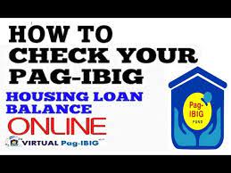 pag ibig housing loan balance