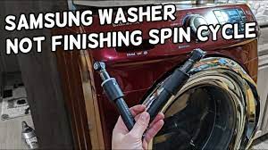 samsung washer will not spin out of