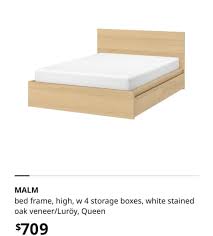 Ikea Malm Queen Bed Beds Gumtree
