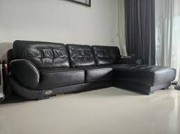 half leather l shape sofa furniture