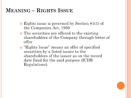 Frequently asked questions on right issue of shares. Rights Issue And Bonus Issue Icsi Pages 1 12 Flip Pdf Download Fliphtml5