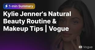 natural beauty routine makeup tips