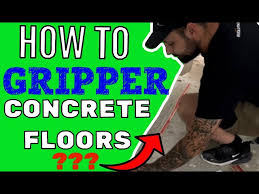 tack strip concrete floors for carpet