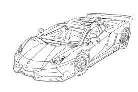 Kids have a special fascination for cars and these easy to print drawings seek to give them a medium to express themselves. Lamborghini Coloring Pages 100 Images Free Printable