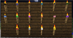 coloured torches v2 minecraft mods