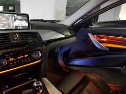 bmw f30 ambient lighting upgrade for