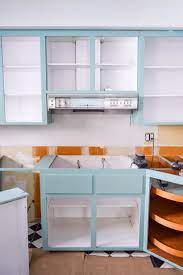 paint your plywood kitchen cabinets