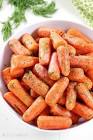 baby carrots with dill butter