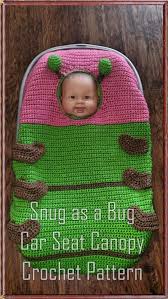 A Bug Infant Car Seat Canopy Crochet Pat