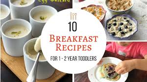 healthy breakfast ideas for 1 year baby