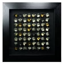 Mini Cubes Shadow Box Wall Décor Orren Ellis