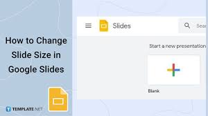 how to change slide size in google slides