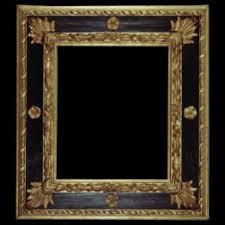 black and gold picture frames custom