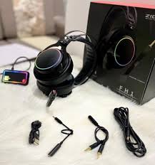 Tai nghe gaming không dây cao cấp ZIDLI FH1 2.4Ghz Led RGB âm thanh vòm -  Hàng chính hãng - Tai Nghe Bluetooth Chụp Tai Over-Ear Thương hiệu Zidli