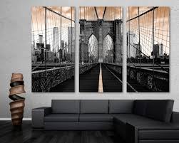 Brooklyn Bridge Canvas Print Nyc Wall