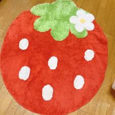 mother garden rug mat big strawberry