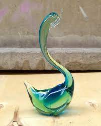 Murano Glass Swan Figure