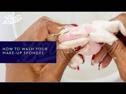 to clean your make up sponges properly