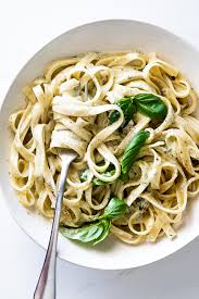 Pasta With Basil Cream Sauce Simply Delicious