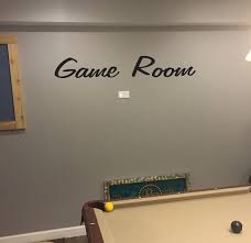 Game Room Wall Decal Basement Design