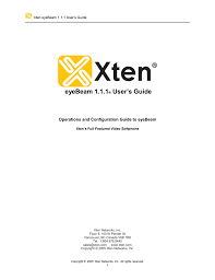 xten eyebeam 1 1 1 user s guide manualzz