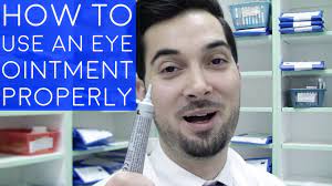 how to use eye ointment how to apply