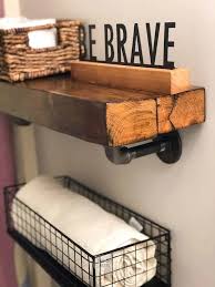 These storage ideas, including modern, industrial, and rustic styles and. 20 Bathroom Shelf Ideas To Finally Figure Out What To Put Over Your Toilet The Diy Nuts