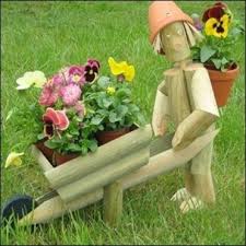 Flowerpot Figures Garden Ping