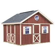 The rubbermaid storage shed is durable, portable, and still has a sleek look about it. Best Barns Fairview 12 Ft X 12 Ft Wood Storage Shed Kit Fairview 1212 The Home Depot
