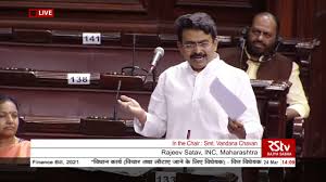Congress rajya sabha mp rajeev satav passed away in pune on sunday (may 16). Rajeev Satav S Remarks The Finance Bill 2021 Youtube