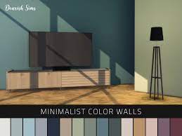Dearish Sims Minimalist Color Wall