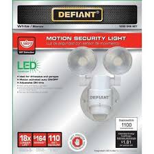 defiant led motion sensor security