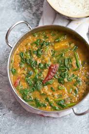 instant pot dal palak spinach dal