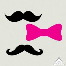 Printable Bows And Mustaches Gender Reveal Party Photo Etsy