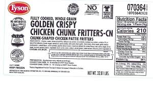 tyson foods recalling 191 000 pounds of