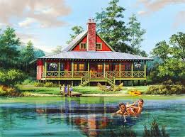 Plan 86202 Rustic Vacation Style Lake