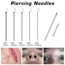 body piercing needles 12g