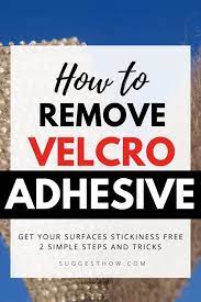 How To Remove Velcro Adhesive 2
