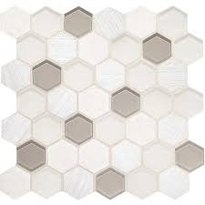 marble gl and vinyl mosaic wall tile