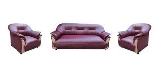 u shape purple 5 seater leather sofa