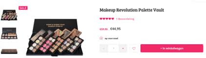 makeup revolution palette vault voor 44 95
