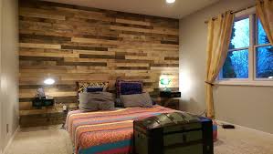 Real Pallet Feature Wall