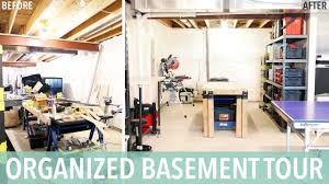 basement organization ideas and